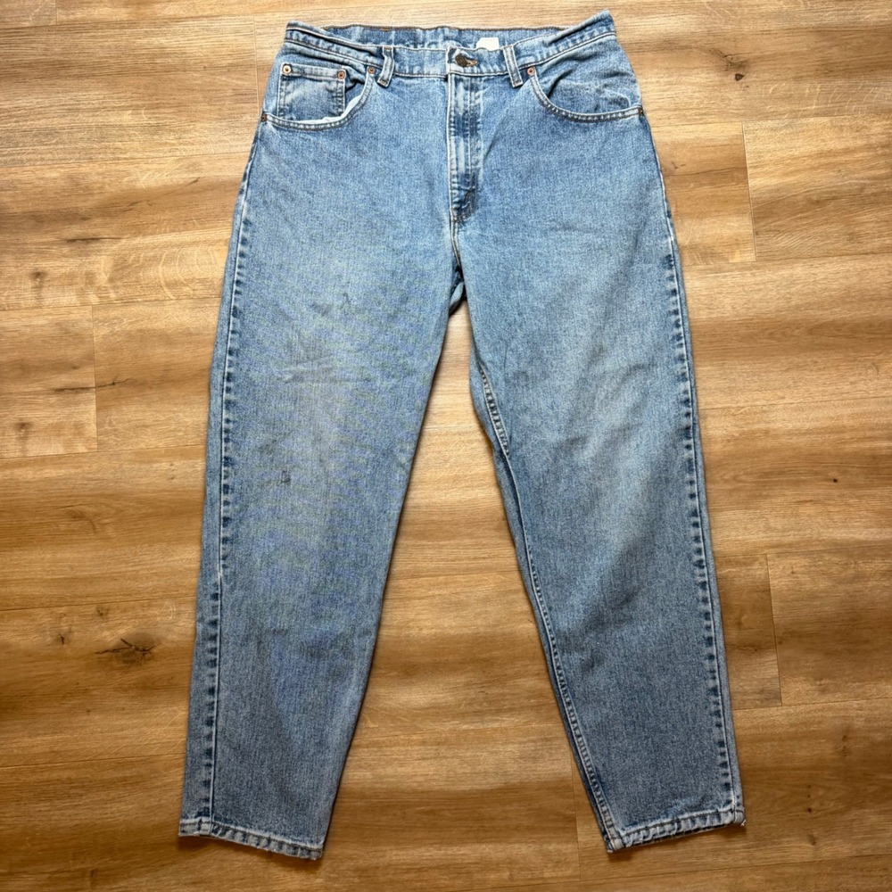 Vintage 1992 Levis 560 Jeans Men 34x30 (Fits 32x30) Blue Relaxed Fit Made in USA